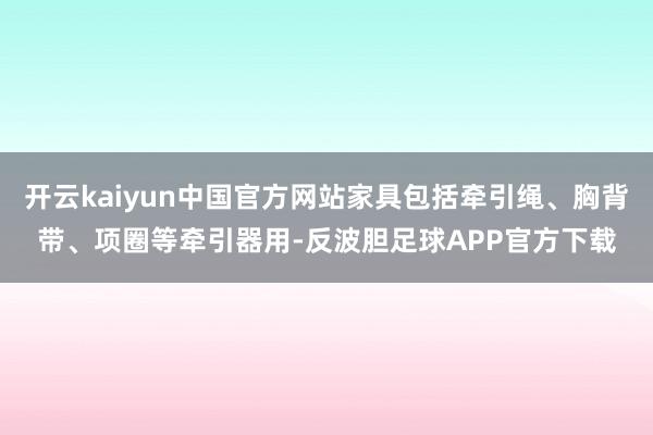 开云kaiyun中国官方网站家具包括牵引绳、胸背带、项圈等牵引器用-反波胆足球APP官方下载